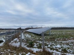 Konstrukcja fotowoltaiczna gruntowa na 36 paneli 15kW - zestaw elementów