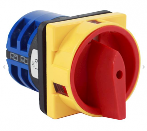 Łącznik krzywkowy 0-1 125A 3P tablicowy na kłódkę IP65, LW125 0-1 3P TRG, ELS 