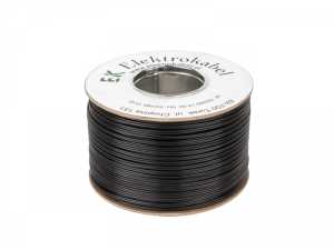 Kabel głośnikowy SMYp 2 x 0,22mm czarny 300m