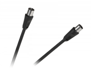 Kabel TV - VIDEO czarny 5,0m