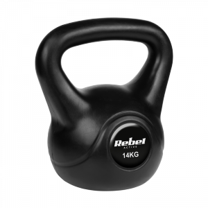 Kettlebell bitumiczny 14 kg REBEL ACTIVE