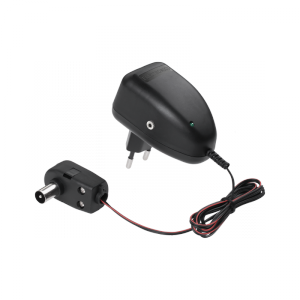 Zasilacz antenowy dwunapięciowy 12V+ gniazdo 5V LXG010PK 1,8m