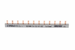 Szyna łączeniowa 1P 63A 10mm2 widełkowa S‑12 E.4300 Pawbol