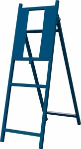 Stojak stalowy do rozdzielnic R-BOX, rozkładany, niebieski, B.1517, Pawbol