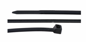 Opaska kablowa 160/2,5mm, czarna, 100szt, H.7254B, Pawbol