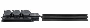 Listwa gumowa 3 gniazdowa D.3159/3-3 Pawbol