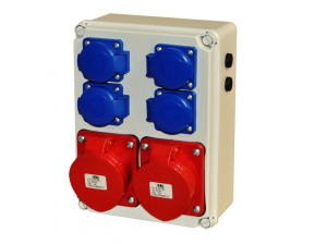 Rozdzielnica ELO, 32/5 + 16/5*3x10A + 4x230V*4x10A, IP44 (E911321654)