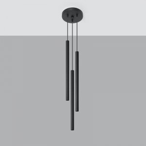 Lampa wisząca PASTELO 3P czarna
