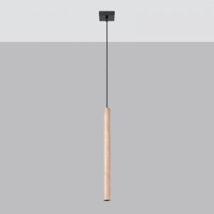 Lampa wisząca PASTELO 1 drewno