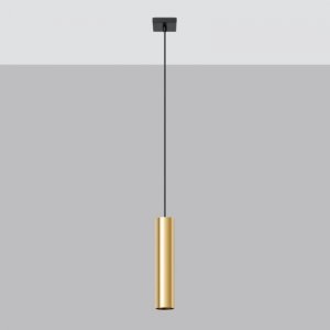 Lampa Wisząca LAGOS 1 złoty połysk