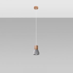 Lampa wisząca QUBIC szara