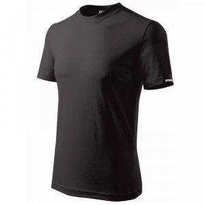 Koszulka męska T-shirt M, czarna, 100% bawełna