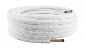 Rura Miedziana w otulinie 3/8 krąg 25 m Tivento Flex