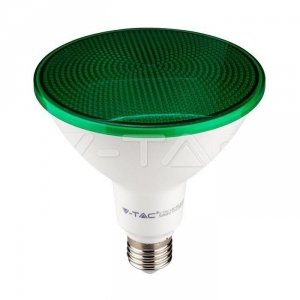 Żarówka LED V-TAC 17W PAR38 E27 IP65 VT-1227 Kolor Zielony 1300lm