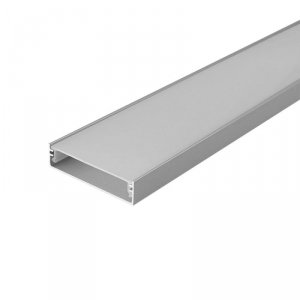 Profil do LED zestaw, ALU anodowany V-TAC 2mb klosz mleczny 39,8x9,8mm VT-71001 5 lat gwarancji