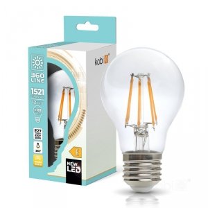 Żarówka filamentowa LED FGS 12W E27 3000K Kobi 360 Line