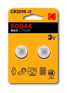 BATERIA KODAK MAX CR2016 2SZT. BLISTER