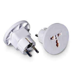 Adaptor podróżny uniwersalny Zu biały Elgotech