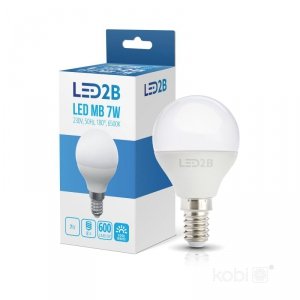 Żarówka LED MB 7W E14 6500K LED2B