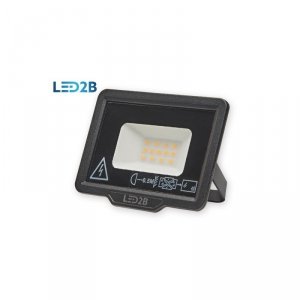 Naświetlacz LED MH 10W 6500K IP65 czarny LED2B