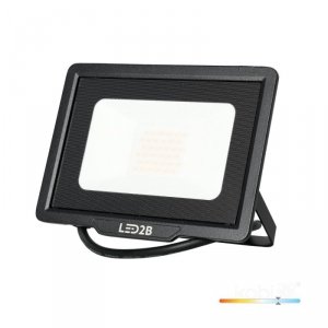 Naświetlacz LED MH 30W 6500K IP65 czarny LED2B