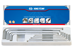 ZESTAW IMBUSÓW 8 szt. 1125M - HEX EKSTRA DŁUGIE 3 - 14mm, PUDEŁKO King Tony