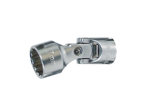 NASADKA KRÓTKA Z PRZEGUBEM 3/8 15mm x 49,5mm, 12-kąt, CHROM King Tony
