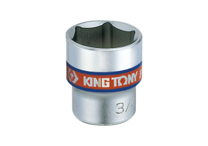 NASADKA KRÓTKA 3/8 CALOWA 15/32 x 27mm 6-kąt. Cr-v King Tony