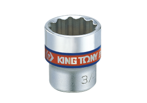 NASADKA KRÓTKA 3/8 CALOWA 7/16 x 27mm 12-kąt. Cr-V King Tony