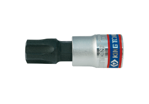 NASADKA 3/8 Z KOŃCÓWKĄ TORX 5-RAMIENNĄ Z OTWOREM IPR 40 x 50mm King Tony