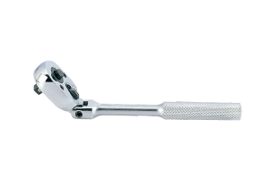 GRZECHOTKA Z PRZYCISKIEM 1/4 ŁAMANA 24 ZĘBY 150mm UCHWYT MOLETOWANY King Tony