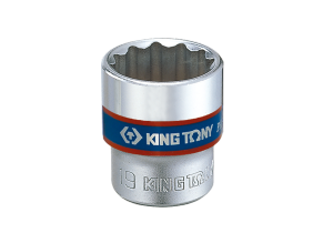 NASADKA KRÓTKA 3/8 18mm x 29mm, 12-kąt. Cr-V King Tony