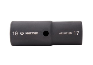 NASADKA UDAROWA DWUSTRONNA 1/2 21mm / 22mm x 77mm, 6-kąt King Tony