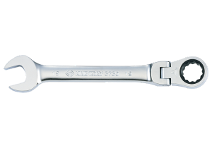 KLUCZ PŁASKO-OCZKOWY PRZEGUBOWY, Z GRZECHOTKĄ JEDNOKIERUNKOWĄ 72 ZĘBY, 21mm King Tony