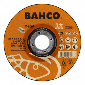 Tarcza do cięcia metalu 125 mm x 2.5 mm x 22.23 mm BAHCO (25 szt.)