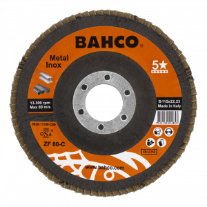 Tarcza lamelkowa płaska 100% cyrkonu 115 mm P60 BAHCO (20 szt.)