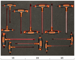 Wkład narzędziowy imbus + TORX - 12 elementów BAHCO