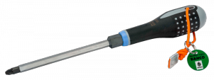 Wkrętak ERGO Pozidriv PZ3 150 mm, 6-kątny trzpień z cięgnem dyneema BAHCO