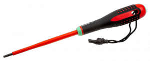 Wkrętak izolowany ERGO do śrub TORX T20x125 mm do pracy na wysokościach BAHCO