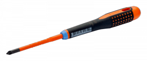Wkrętak izolowany ERGO SLIM kombinowany do śrub 6.0/PZ2 x 100 mm BAHCO