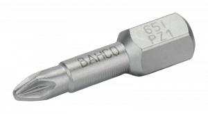 Końcówki do wkrętaka Pozidriv 1/4 ze stali nierdzewnej 3 25 mm - 10 szt. BAHCO
