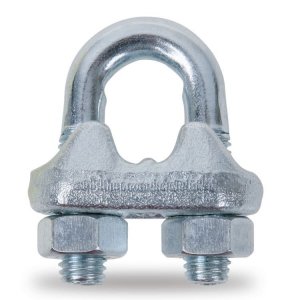 Zacisk linowy kabłąkowy stalowy ocynkowany 11 mm (7/16) Robur