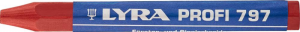 Kreda do drewna i do znakowania 797, czerwona, po 12szt. LYRA