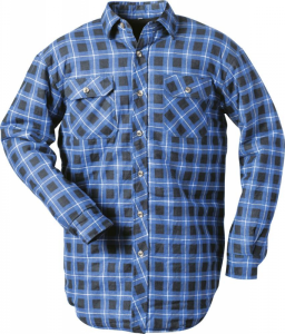 Koszula termiczna, roz. 2XL, w niebieską kratę