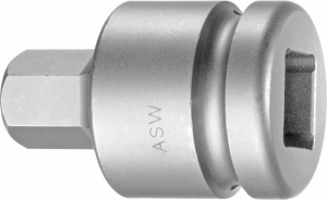 Udarowa nasadka wkretakowa 3/4 do srub z lbem z gniazdem 6-kat.19mm ASW