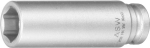 Udarowa koncowka wymiennaklucza nasadowego, dluga,z magnesem ze sprezyna 1/413mm ASW