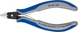 Szczypce tnące boczne, precyzyjne, 125 mm, 79 42 125, KNIPEX