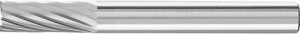 Frez trzpieniowy cylindr,z uzeb.czolowym 0616, 3 6mm 6x16mm ze stopow tward. Pferd