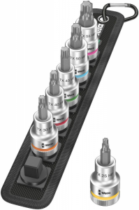 Zest.nasadek wkretak. z funkcja przytrzymywania1/2 Torx, 6-cz. Wera