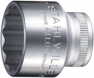 Nasadka 3/8 19mm, 12-kątna, krótka STAHLWILLE